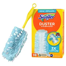 Swiffer DUSTER STAUBMAGNET mit Febreze-Duft Staubfangtücher Mikrofaser, 9 Tücher