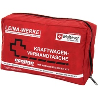Leina-Werke 11059 KFZ-Verbandtasche Compact mit Warnweste Ecoline ohne Klett, 2-Farbig Sortiert