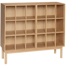 Hübsch Interior - Shoji Kabinet, H 90 cm, Eiche