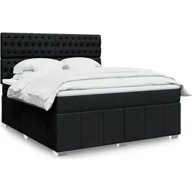 vidaXL Boxspringbett 180 x 200 cm Schwarz