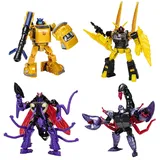 Hasbro Transformers Generations Legacy Buzzworthy Bumblebee Actionfiguren 4er-Pack Creatures Collide HASF3933