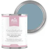 miafarben Kreidefarbe für Möbel 750ml, Möbellack, Möbelfarbe ohne schleifen, Kreidefarbe für Holz (Kühle Meeresbrise)