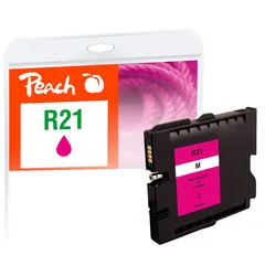 Peach Tintenpatrone magenta kompatibel zu Ricoh GC21M, 405534