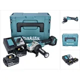 Makita DGA 521 RMX1J inkl. 2 x 4,0 Ah + Ladegerät + Makpac