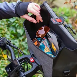 KLICKfix Baggy Waterproof Lenkertasche grau