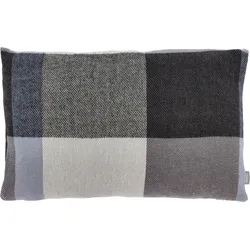 Embrace Dekoratives Kissen 30 x 50 cm schwarz-grau