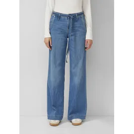 s.Oliver Jeans Suri/Regular Fit/Mid Rise/Wide Leg/mit Gürtel - 46