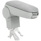 vidaXL Auto Armlehne mit Staufach Armstütze Mittelkonsole Mittelarmlehne Grau