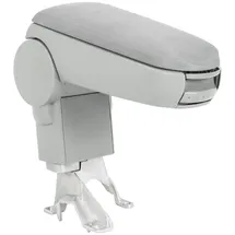 vidaXL Auto Armlehne mit Staufach Armstütze Mittelkonsole Mittelarmlehne Grau