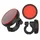 FIXED Tag Reflector with Find My - Fahrrad-Tracker schwarz/rot