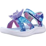 SKECHERS Jumpsters Sandal-Butterfly Brites Blau/Rosa 28