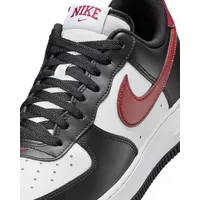 Nike Air Force 1 Herren-Sneaker - Synthetik, Schwarz / Weiß, 45 EU - 45 EU
