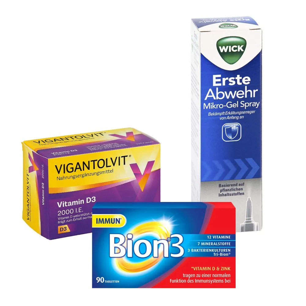 Wick erste Abwehr+ Bion+90St. +Vigantolvit 120St.