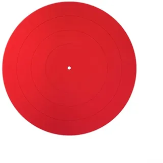 Anti-Vibrations-Silikon-Pad, Gummi-Pad für LP-Vinyl-Schallplatten-Plattenspieler, geruchlos und stoßfest, mehrere Farben (rot)