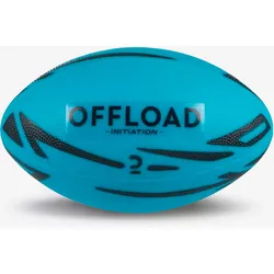 Rugby Ball Grösse 2 - R100 Midi blau, blau, 2