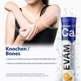 eväm Calcium + Vitamin C Brausetabletten 12x20 St.