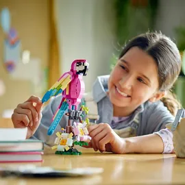 LEGO Creator 3in1 Exotischer pinkfarbener Papagei 31144