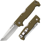 Cold Steel Cold Steel, SR1 Tanto, Klinge: 10,2 cm, tanto, G10, tan, Klappmesser, SV35VN, extended Tang, Daumenpin, Taschenclip, Satin finish