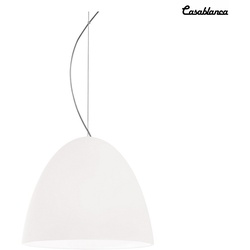 Casablanca Pendelleuchte BELL, 1-flammig, E27, IP20, Ø 30cm, weiß-matt CSB-BE91-B117A