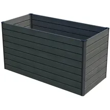 GROJA Hochbeet Solid Rhombus 150 x 70 x 79 cm Steingrau