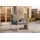 konsimo® Lounge-Sessel TRIBO Polyester/Schaumstoff 70 x 65 x 60 cm Grau/Weiß mit Kissen