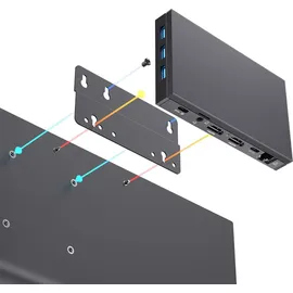 Orbsmart Mini-PC AW-14L 2023 4K Ultra HD Intel Jasper Lake N5105 2,0 GHz 8 GB RAM 256 GB SSD Win 11 Pro