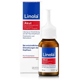 Linola Akut m.Predn.+Salicyls.2+4 mg/ml Lsg.Kopfh. 50 ml