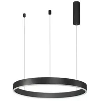 Nova Luce Motif LED Pendelleuchte Schwarz