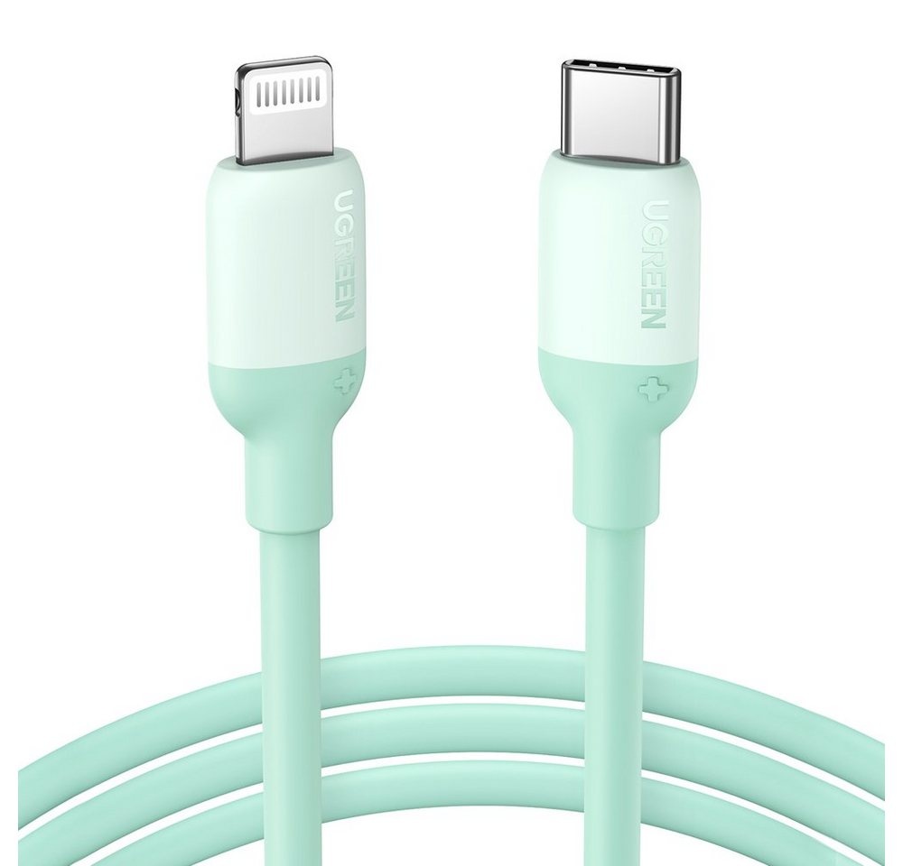 UGREEN USB Typ-C zu Lightning Ladekabel MFI zertifiziert Datenkabel Smartphone-Kabel grün