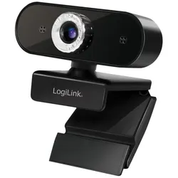 LogiLink Pro full HD USB webcam with microphone