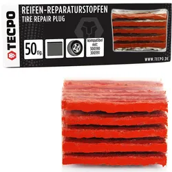 50x TECPO Reifen Flicken Reparaturstopfen Vulkanisierstreifen