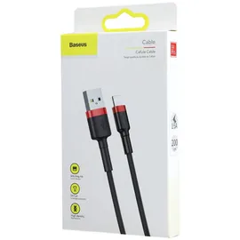Baseus Cafule USB Lightning Cable 1.5A 2m (Black+Red)