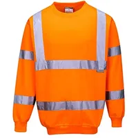 PORTWEST Warnschutz-Pullover, Farbe: Orange. Größe: 5XL, B303ORR5XL