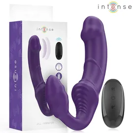 Intense Intense, - Jill Doppelvibrator 20 cm Lila Fernbedienung