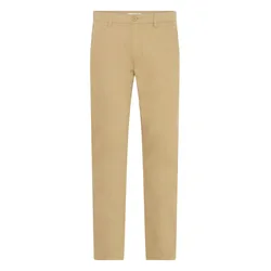 Chinohose SOLID "Chinohose SDCADEN", Herren, Gr. 34, Länge 34, beige (sand), Obermaterial: 100% Baumwolle CO., Hosen Chinohose