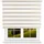 Wellhome Doppelrollo 160 x 175 cm beige/weiß
