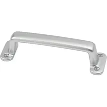 Hermeta Metaalwaren BV Handgriff A.30mm L.160mm B.42mm Alu-Guss silberf.elox.Löcher 4,D.3,7mm HERMETA