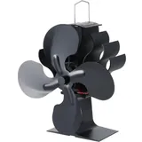 Ofenventilator, 4-flügeliger Ofenventilator, Ofenheizung, Aromatherapie-brenner Mit Ventilator, Umweltfreundlicher Und Leiser Ventilator Mit Hoher Wärmeverteilungseffizienz