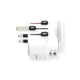 SKROSS Reiseadapter Pro Light USB AC45PD Weiß 1 St.
