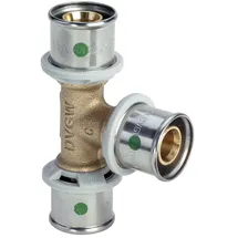 Viega Sanfix P T-Stück 303495 20 mm, mit SC-Contur, Rotguss