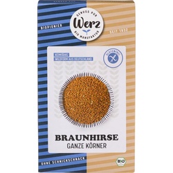 Werz Braunhirse ganz keimfähig glutenfrei bio 1kg