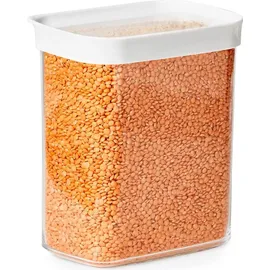 Emsa Optima rechteckig transparent/weiß 1,6 l