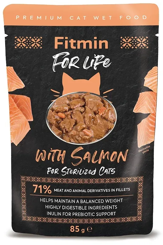 Fitmin Cat For Life Sterilisierter Lachs 85g
