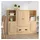 vidaXL Highboards 3 Stk. Sonoma-Eiche Holzwerkstoff