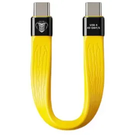 cobra tether USB-C auf USB-C 0,14 m Gelb