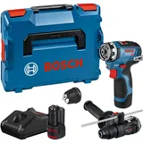 Bosch GSR 12V-35 FC Professional inkl. 2 x 3 Ah + L-Boxx + Zubehör 06019H3009