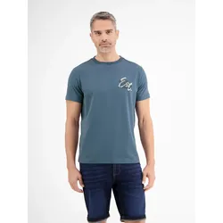 Herren T-Shirt in weicher Jerseyqualität - Crispy Blue - L