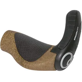 Ergon GP3 Biokork Fahrradgriffe für Rohloff/Nexus - braun/schwarz