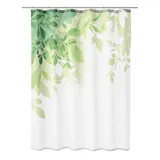 KLEINE WOLKE Duschvorhang Floresta 240 x 180 cm grün