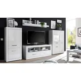IMV Wohnwand »BIANCO«, (Set, 4 St.),
